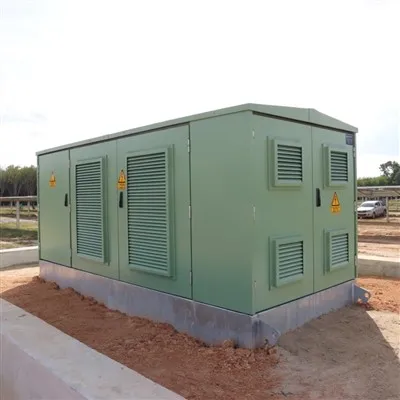 Gabinete de distribución de energía 25/0.Subestación 4KV